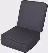 Colchão Puff Dobrável 4 em 1, Preto, Portátil Multiuso, 180x60x10 cm, Solteiro Fênix Colchões