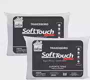 Kit Travesseiro 50x70cm Lavavel Anti ácaro 100% Fibra Siliconada Firme - 2 ou 4 Unidades (Kit 2 Unidade)