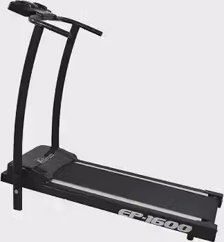 Poli Sports Esteira Eletronica EP1600 1.6hp Preta Bivolt