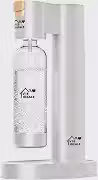 Máquina de Água com Gás Manual, Gaseificador de Bebidas com Garrafa PET de 1L, Sem Eletricidade e com Alívio Automático de Pressão (Cilindro de Gás Não Incluso)