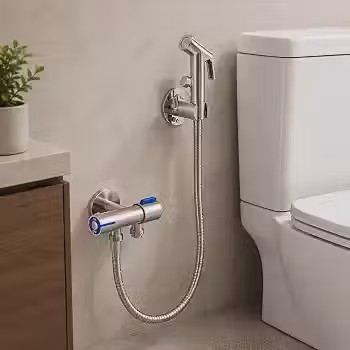 Kit Ducha Higiênica com Registro Duplo, Alta Durabilidade e Instalação Prática para Banheiro – Qualidade Premium LNMAX®