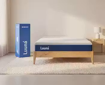 Luuna Colchão Casal Blue 20cm, 3 espumas Média-Firme Ortopédico, 10 Anos