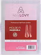 Molde F1 Mandorla Unhas De Gel Acrigel Anylovy 120 Und
