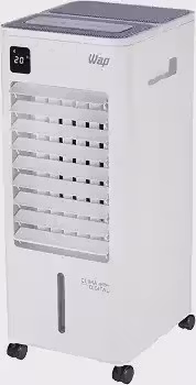 WAP Climatizador de Ar Torre CONTROL DIGITAL 3 em 1 - Climatiza, Umidifica e Ventila, Painel Touch, Controle Remoto e Blocos para Congelamento 127V