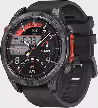 Zeblaze Stratos 4 Smartwatch Relogio Inteligente Masculino Relógio Inteligente, GPS 170+Esportivo, 5ATM a Prova d'Agua, Chamadas Bluetooth,Android Smart Watch for Android IOS