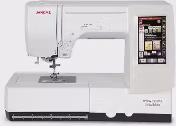 Janome Memory Craft 9850 Edição Limitada Máquina de Costura e Bordado Computadorizada