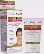 Cicatricure Protetor Solar Facial FPS 50 Antissinais Toque Seco UVA/UVB Para Pele Oleosa, Resistente à Água e Suor, Efeito Matte, Hidratante Diário Skin Care 40 ml