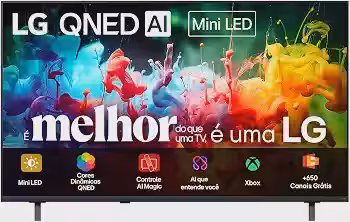 Smart TV LG QNED Mini LED AI 4K QNED70 65 polegadas 2026