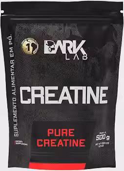 Creatina Pura Dark Lab, Monohidratada 100% de Pureza, Sem Glúten, Sem Sabor (500g)