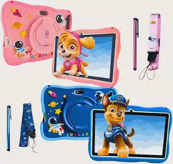 Tablet Kids A16 7' 64GB 4GB Android Controle Parental WiFi GPS Kids Space (Rosa)