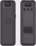 BodyCAM, Câmera Corporal Portátil1080P HD com Áudio, Lente Rotativa 180°, Visão Noturna, Detecção de Movimento, Clipe de Fixação e Gravação em Loop – Uso Profissional e Outdoor