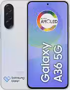 Celular Samsung Galaxy A36 5G 128GB, 6GB RAM, Câmera 50MP, IP67, Super AMOLED 6.7', Recursos AI, Branco