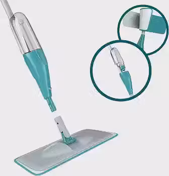 Mop Spray FIT com reservatório 365ml, Borrifa Limpa e Seca , MOP0556, Flash Limp - Verde
