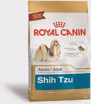 Ração Royal Canin Shih Tzu Cães Adultos 7,5Kg Royal Canin para Todas Pequeno Adulto - Sabor Outro