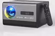 Bettdow Projetor 4k 8k 18000 Lumens Hd 1080p Compatível Completo De Android 12, Smart Projetores Retroprojetor Portatil 550 ANSI WiFi6 BT4,2, Auto Correção Trapezoidal, Foco Eletronico