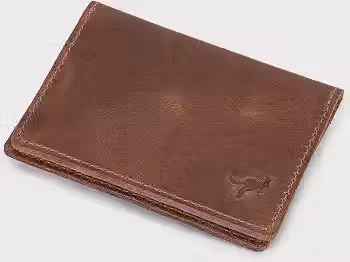 Carteira Masculina Porta Cartão Slim Couro Bovino