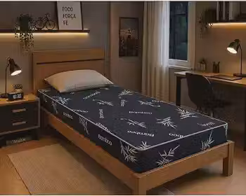 Colchão Solteiro D20 188x88x12cm Conforto Extra Suporte Reforçado