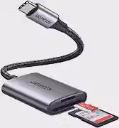 UGREEN Leitor de Cartões USB-C de 5 Gbps