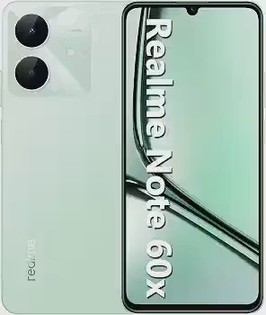 Realme Note 60X - 64GB - 3 GB RAM - Câmera 8MP - Bateria de 5000mAh - Wilderness Green (Verde)
