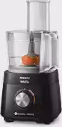 Philips Walita Multiprocessador PowerChop 1000, Preto, Copo com capacidade de 1,5 litros, Duas velocidades + pulsar, 6 acessórios, 1000W, 220V (HR7304/92)