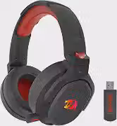 Headset Gamer Redragon Nomen Pro Preto RGB Fixo 7.1 Surround Virtual USB Tipo-C Microfone Retrátil H838-PRO