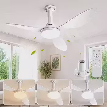 Airwit Ventilador de Teto com Luz 36', Fluxo Potente, Instalação Fácil