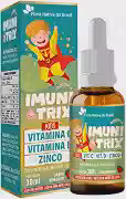FLORA NATIVA, IMUNITRIX (Vit. C +D+Zinco) 30ml Sabor Morango KIDS