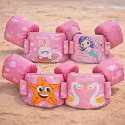 Boia Colete Salva Vidas Infantil Flutuador Ajustável e Seguro Para Crianças Até 30kg, 1 a 7 Anos - Piscina Praia Não Fura - Linha Premium Select Rhead