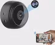 Mini câmera espiã WiFi OVEHEL HD 1080P sem fio, câmera de vídeo escondida, pequena câmera de babá com visão noturna e movimento ativado, uso interno, câmeras de segurança, câmera de