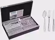 Faqueiro Aço Inox com Faca para Churrasco 72 Peças Tramontina Pacific Prata
