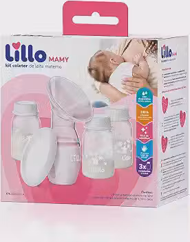 KIT COLETOR DE LEITE MATERNO LILLO MAMY