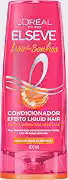 L'Oréal Paris Elseve Liso dos Sonhos Condicionador, com Efeito Liquid Hair, Enriquecido com AHA e Queratina Vegetal para Alinhamento Capilar e Brilho Intenso, 400ml