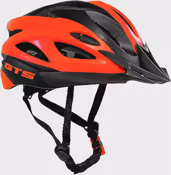 Capacete ciclismo Gts Racing Series Com led.