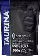 L-Taurina 500g - 100% Pura Importada - Soldiers Nutrition