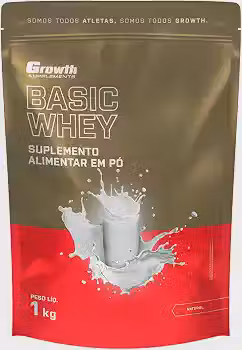 Growth Supplements - Basic Whey 1kg Growth Supplements - Natural
