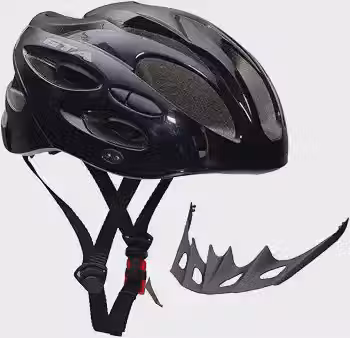 Capacete Bike Pisca Led Ciclismo Mtb Leve Preto Original Gta