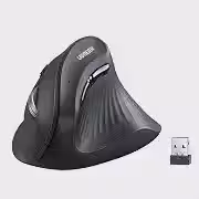 UGREEN Mouse Ergonômico Vertical Sem Fio 5 Botões Clique Silencioso