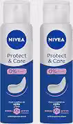 NIVEA Desodorante Aerossol Protect & Care 150 ml – Kit com 2 Unidades