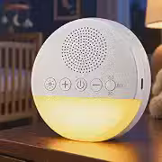 Aparelho de Ruído Branco com Som de Útero, Luz e Timer 15/30/60