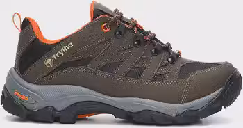 Tênis Masculino Crestwood para Hiking e Trilhas em Couro Impermeável Waterproof, Palmilha em Gel Confortável, Solado Antiderrapante, Resistente para Caminhada, Trekking e Uso Diário Outdoo