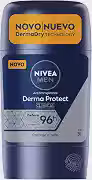 NIVEA MEN Desodorante Antitranspirante Stick Derma Protect Clinical 58g, Defesa Intensa 96h, Controle de Suor Extremo, Toque Suave, Protege a Pele