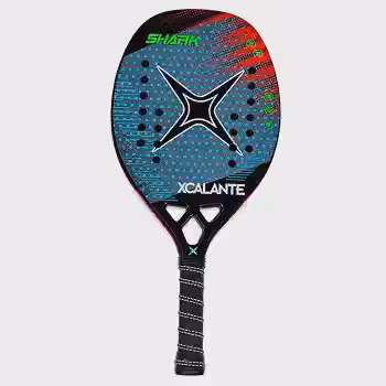 Raquete Para Beach Tennis 3K Carbono Profissional Kit Completo com Capa Protetora Overgrip e Munhequeira
