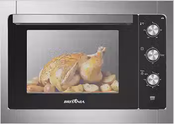 Forno Elétrico de Embutir Britânia 47L 6 em 1 4 Resistências BFE47P 220V