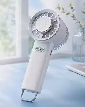 Ventilador Portátil Recarregável com Placa Refrigeradora