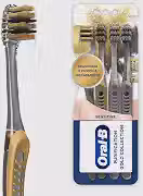 Oral-B Escova de Dente Sensitive Purification Gold Extra Macia 4 Unidades