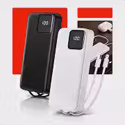 Power Bank 20000mAH 33w Carregador Portátil Turbo Carregamento Ultra Rápido PD Visor Led com 2 Saídas, Bateria Externa USB-C Compatível com IOS e Android ANJ.GG