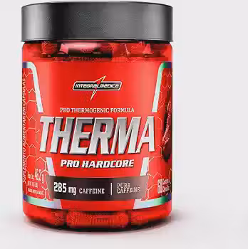 Integralmedica - Therma Pro Hardcore Termogênico - 60 Cápsulas - 285mg de Cafeína por Dose - Queima de Gordura - Aumento de Energia e Resistência para Treinos Intensos