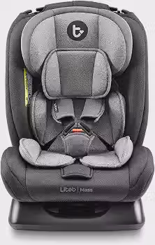 Cadeira Para Auto 0-36 Kg Litet Mass Preta e Cinza - BB458