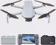 Potensic ATOM 2 Fly More Combo com RC PTD 1, Drone com Câmera para Adultos, Vídeo 4K, Foto 8K, Transmissão 10KM, Gimbal de 3 Eixos, Rastreamento AI, Gravação Vertical, AI Night Shot, Menos de 249g