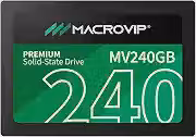 SSD 2.5' SATA III Macrovip Premium 240GB Preto e Verde